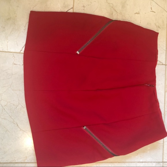 Skirt LOT of 2, Very J, BCBG, Navy, Red, Szs S & 0 - Picture 11 of 16